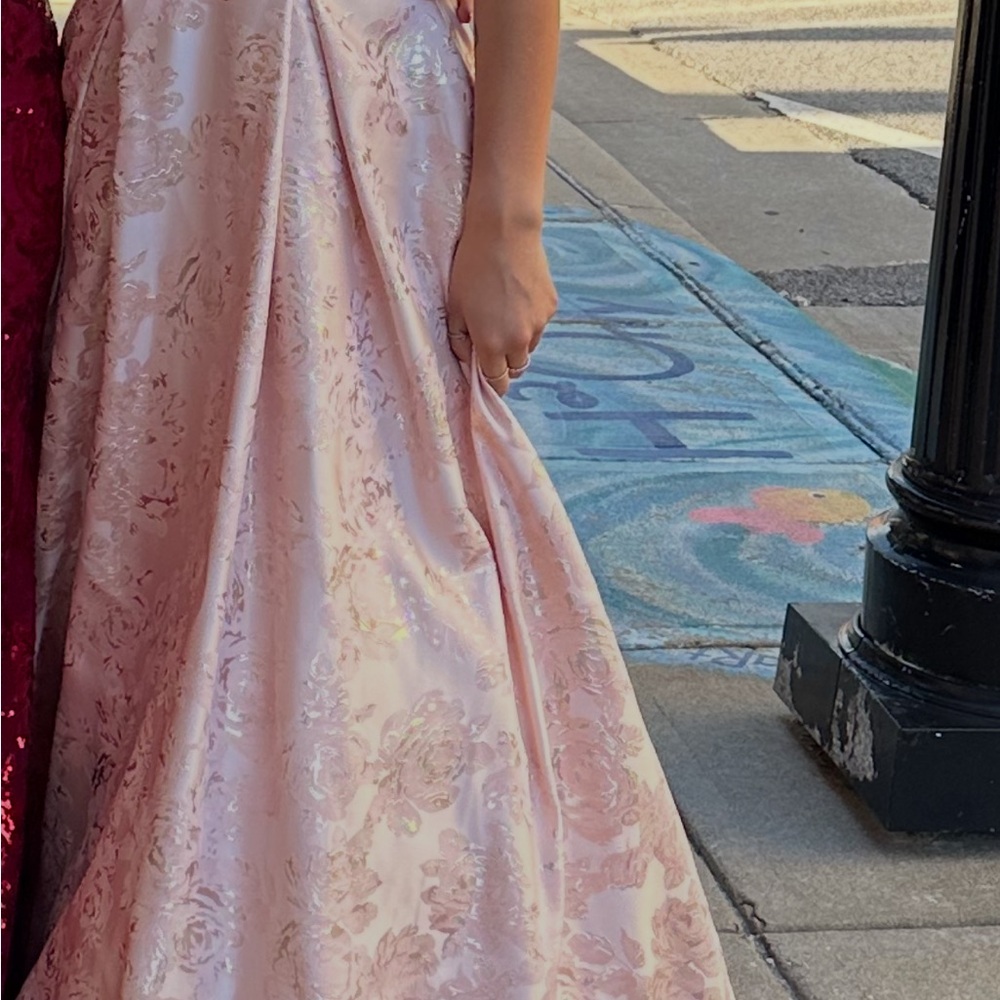 B. Smart Blush Floral Kids Dress